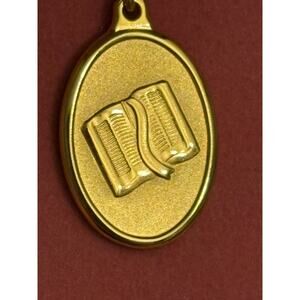 LDS Latter Day Saints Gold Tone Pendant New In Box